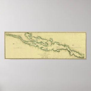 1779 Chart of Lake Champlain