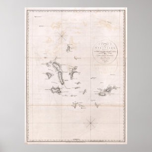 1793 Chart of the Galapagos