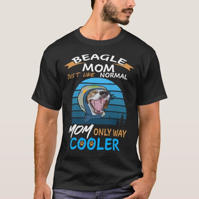 17 Beagle Mum Cooler T-Shirt (Front)