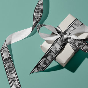 17 Black & White Photo Film Strip Satin Ribbon