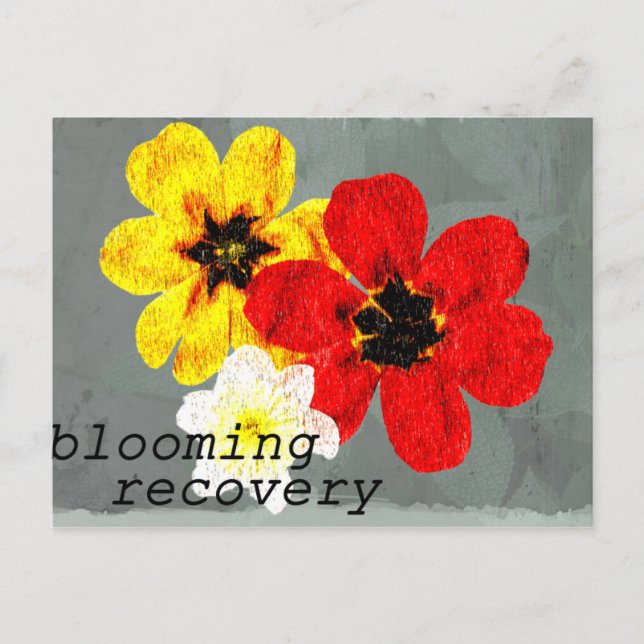17 Blooming Recovery Postcard (Front)