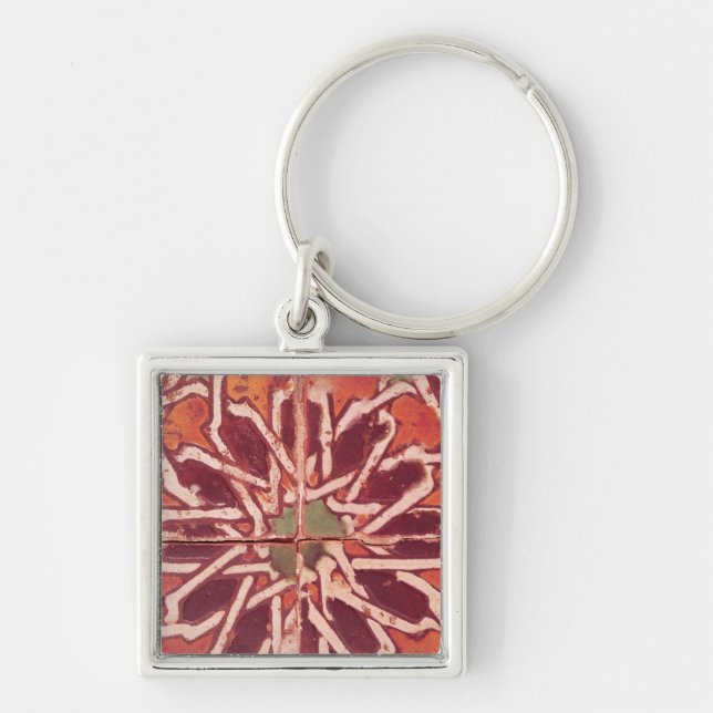 17:Isnik Tile, 16th century Key Ring (Front)