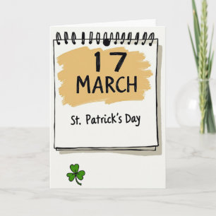 17 March St Patricks Day Card