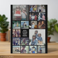 17 Photo Collage and Text - Can Edit Black