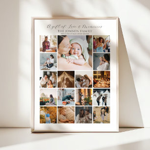 17 Photo Collage Poster