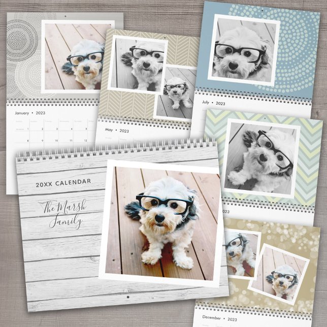 17 Photo Template Personalised - CAN CHANGE YEAR Calendar (Creator Uploaded)
