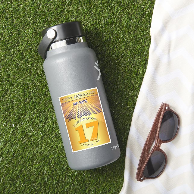 17 Year | Golden Ray 12 Step CUSTOM NAME (HydroFlask Insitu)
