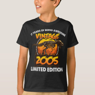 17 Year Old Gifts Vintage 2005 Limited Edition T-Shirt