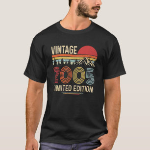 17 Year Old Vintage 2005  17th Birthday T-Shirt