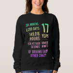 17 Years Married Funny 17th Wedding Anniversary Sweatshirt<br><div class="desc">17 Years Married Funny 17th Wedding Anniversary</div>