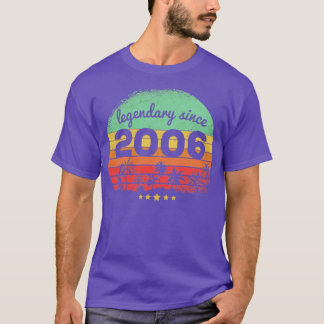 17 Years Old Legendary Since 2006 17th Birthday1 T-Shirt