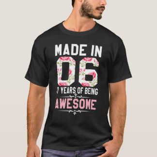 17 Yrs Old Made in 2006 17th Birthday  for teenage T-Shirt
