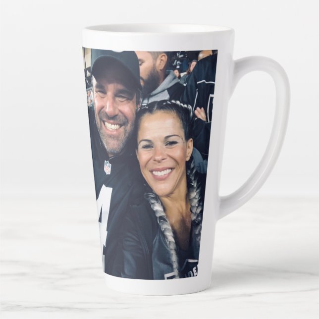 17oz Latte Love Custom Photo Mug By Zazz_it (Right)