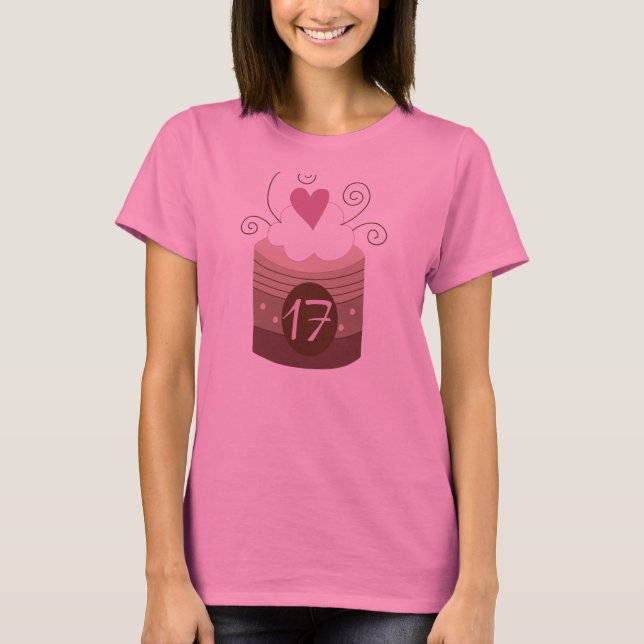 17th Birthday Gift Ideas For Her T-Shirt (Front)