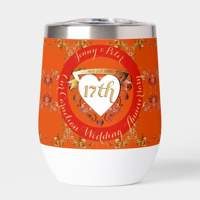 17th Carnelian Wedding Anniversary (Front)