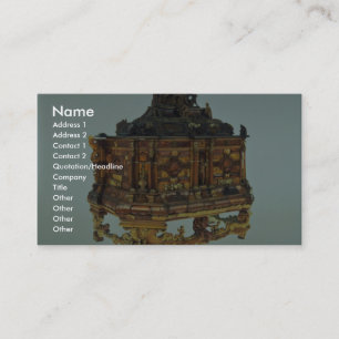 17th century amber casket, Malbork, Poland Business Card