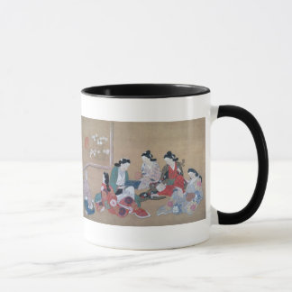 17th Century Japanese Musicians Mugs and Steins