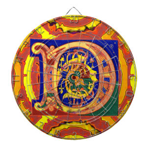 17th Century Letter D Dartboard