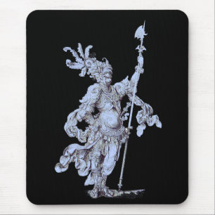 17th century soldier mouse pad