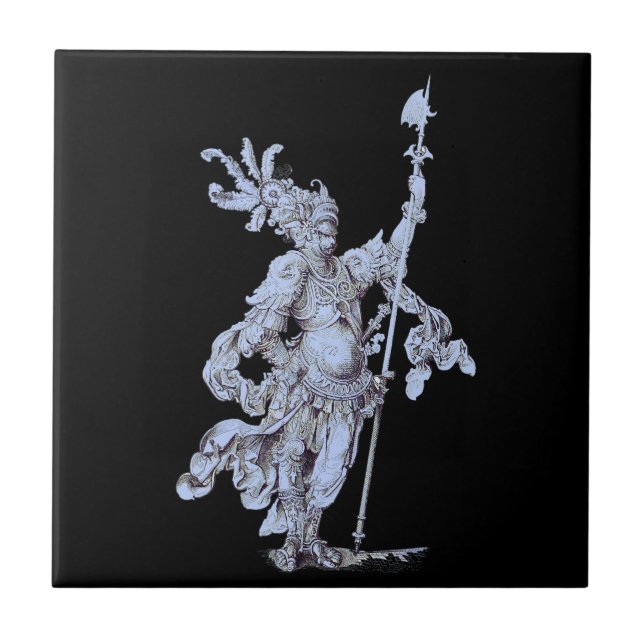 17th century soldier tile (Front)