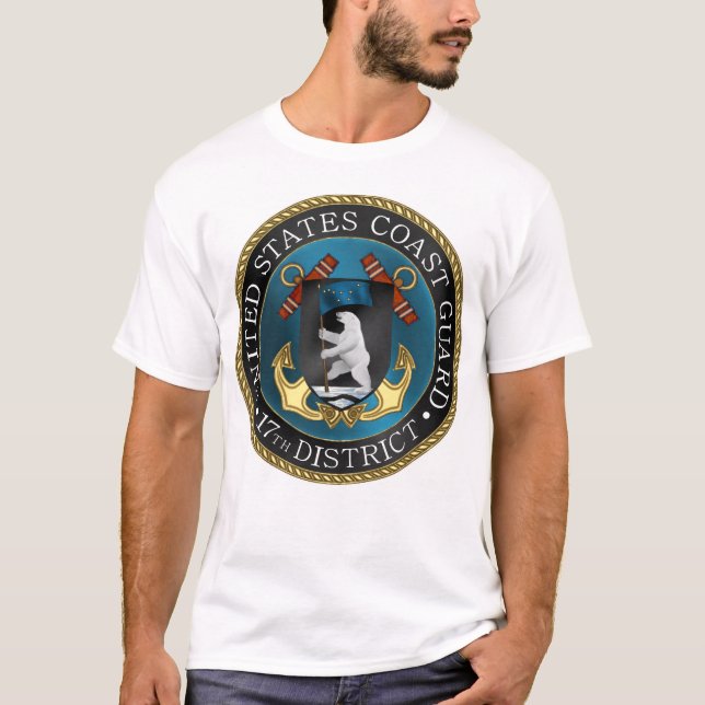 17th Coast Guard District T-Shirt (Front)