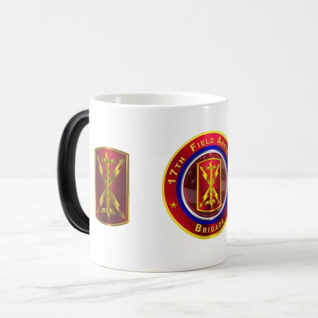 17th Field Artillery Brigade “Thunderbolt” Magic Mug (Front Left)