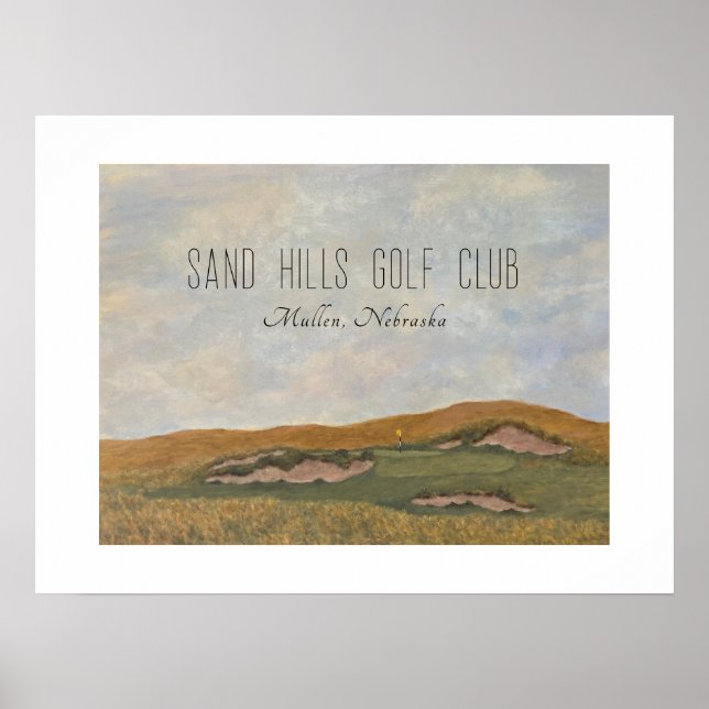 17th Hole at Sand Hills Poster (Front)