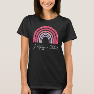 17th Rainbow Birthday Vintage 2005 T-Shirt