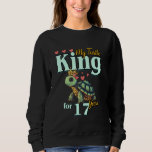 17th Wedding Anniversary Couples My Turtle King Fo Sweatshirt<br><div class="desc">17th Wedding Anniversary Couples My Turtle King For 17 Years</div>