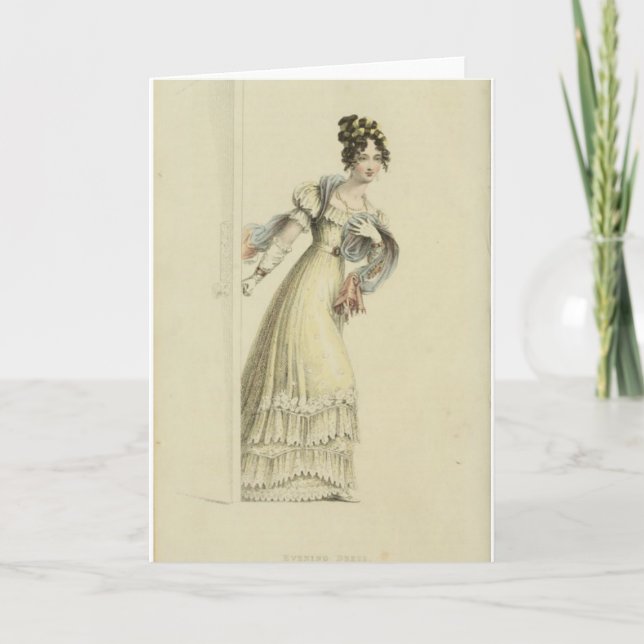1800's Fashion Greeting Card (Front)