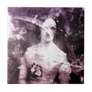 1800s Victorian Woman Tile