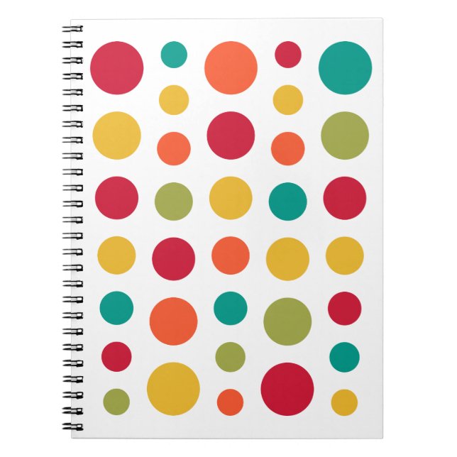 180115 - Colours 02 - on White Spiral Notebook (Front)
