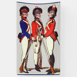 1803 London volunteer soldiers print Banner