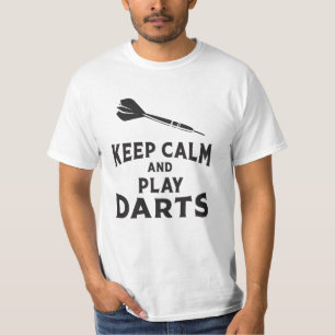180 Darts Dart Dartboard Keep Calm Game Funny Gift T-Shirt