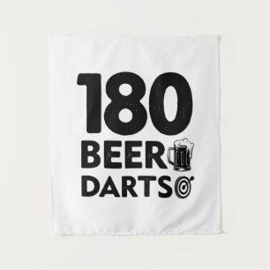 180 Days Beer And Darts Tapestry