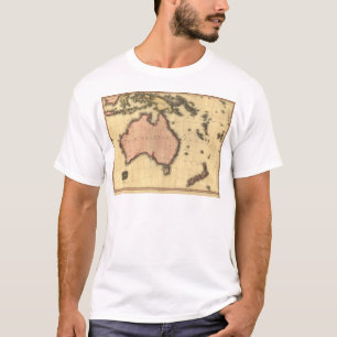 1818 Australasia Map - Australia, New Zealand T-Shirt