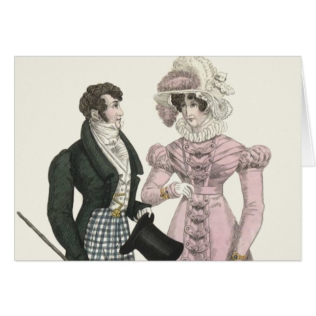 1823 Antique Wedding Man Woman Fashion (Front Horizontal)