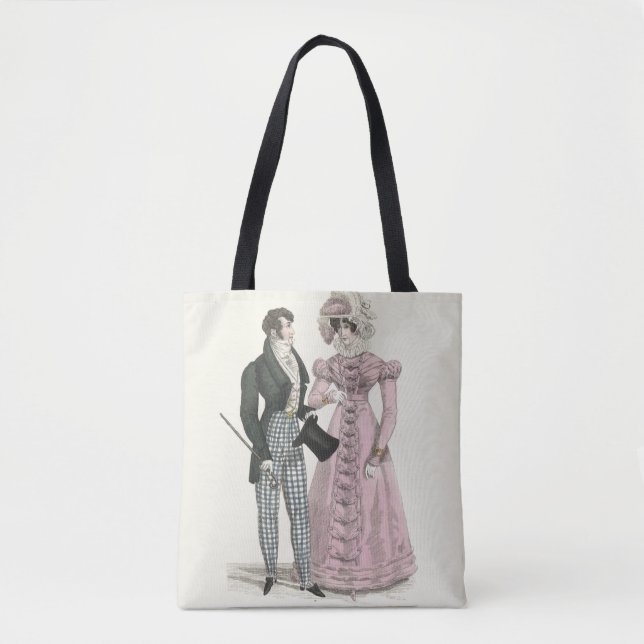 1823 Antique Wedding Man Woman Fashion Tote Bag (Front)
