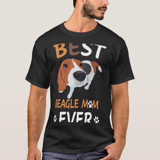 182 Best Beagle Mum Ever T-Shirt (Front)