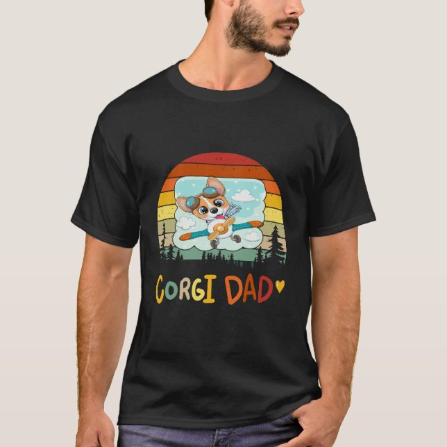 182 Corgi Dad T-Shirt (Front)