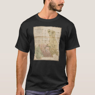 1834 map of the borough of St Marylebone (London) T-Shirt