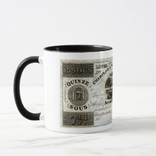 1837 Canadian Railroad Currency Mug