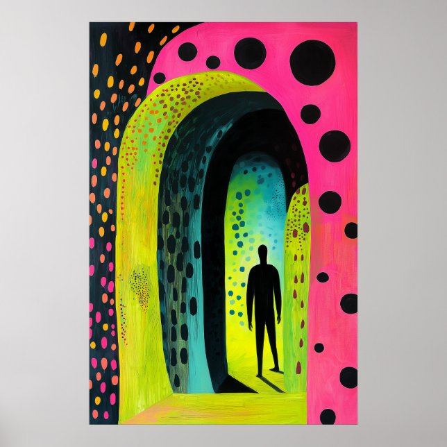 1837 Heroic Figure in Archway Poster (Front)