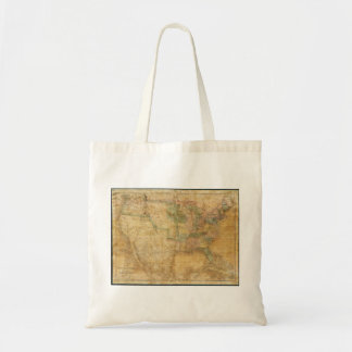 1839 David H. Burr Wall Map of the United States Tote Bag