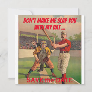 1840's Baseball Image FP Save The Date