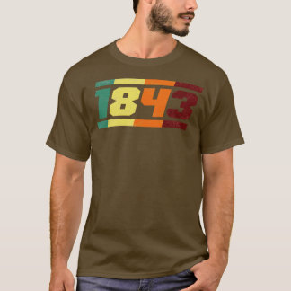1843 Vintage Retro T-Shirt
