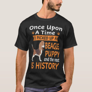 184 One Upon A Time - Beagle Puppy T-Shirt