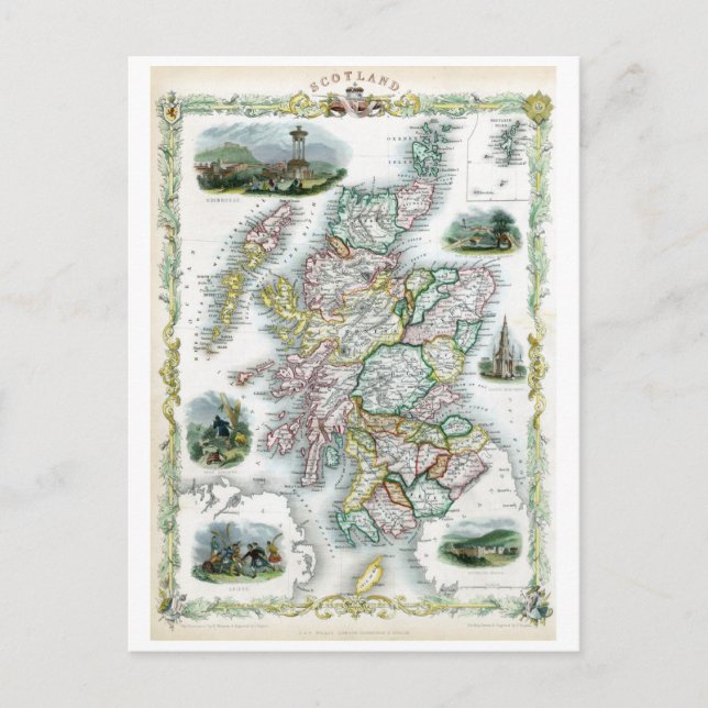 1851 Scotland Postcard (Front)