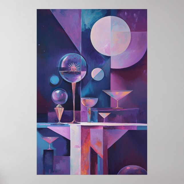 1852 Dreamlike Flow Poster (Front)