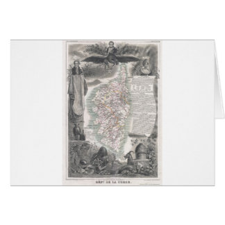 1852 Map of  Corsica